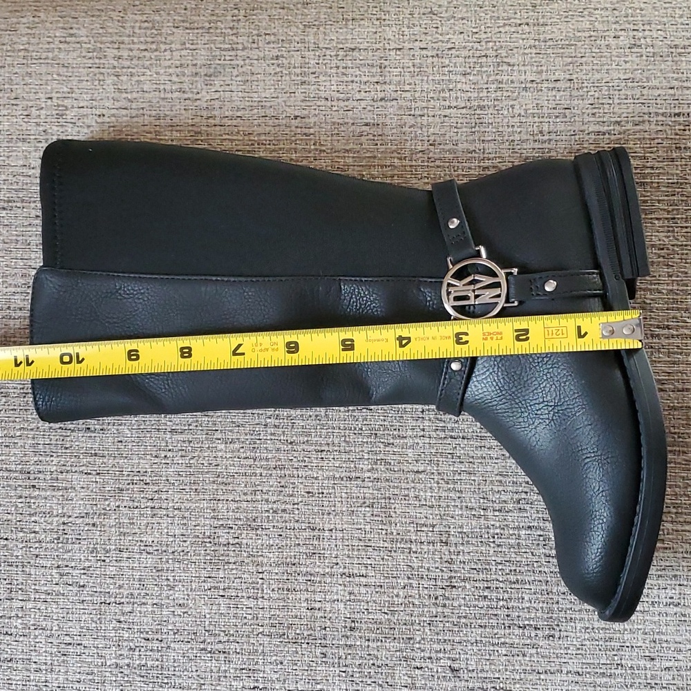 DKNY Emma Harness Girls black boots